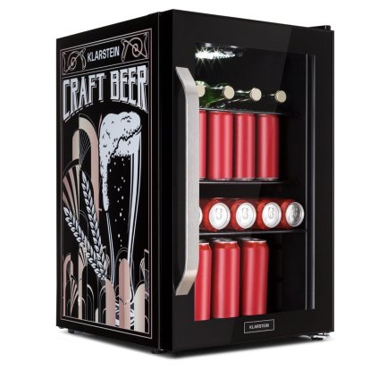 Lednice na nápoje Klarstein Beersafe Printing Craft 70L