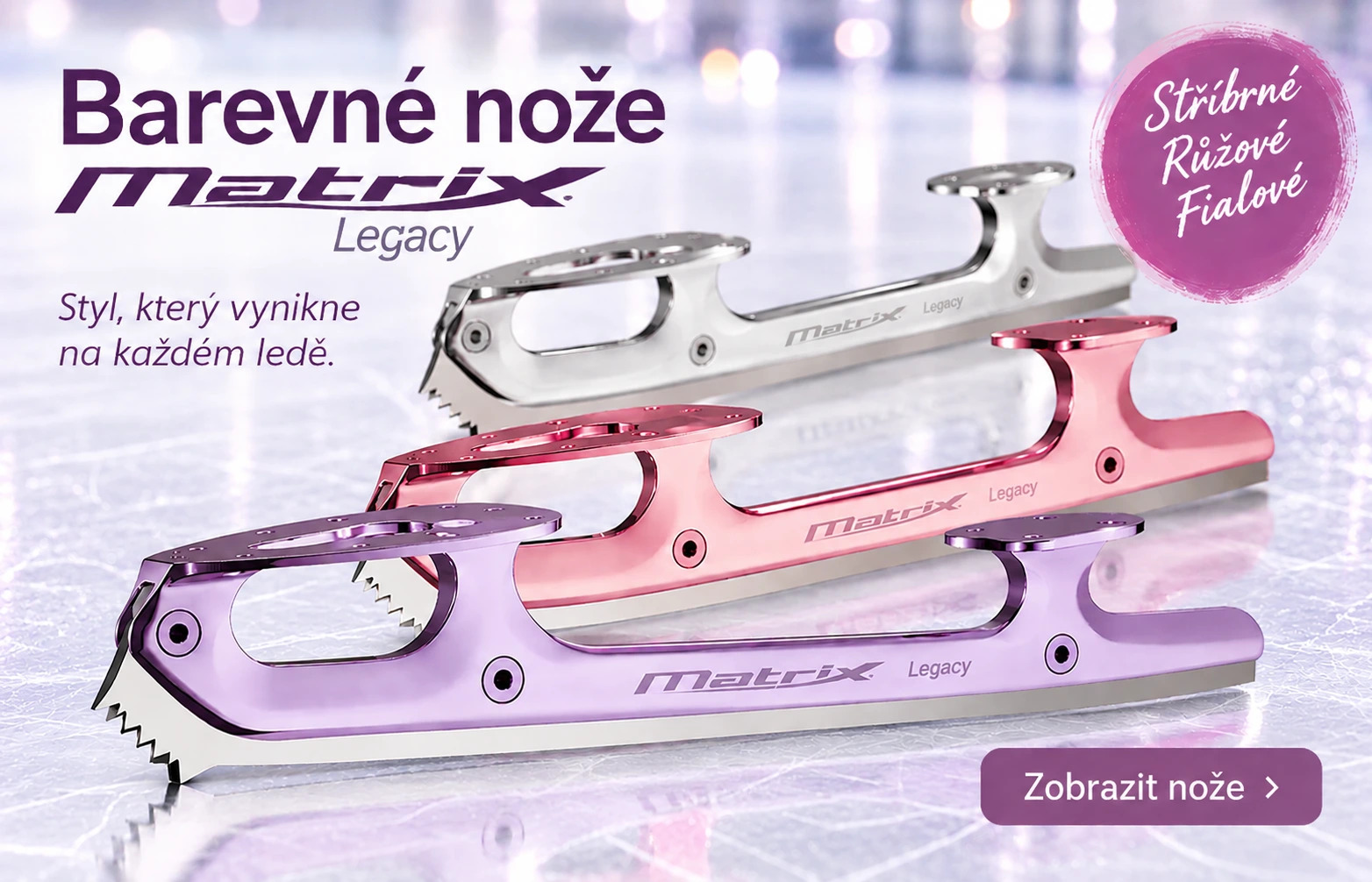 Barevné nože Matrix