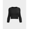 Cropped TOP Recycled GREEN SAGESTER 098