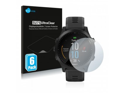 6 ks Ochranná fólie na LCD displej pro Garmin Forerunner 945