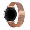 Kovový vyměnitelný pásek / řemínek pro Samsung Galaxy Watch 46 mm - milánský tah růžový