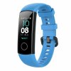 422145 silikonovy vymenitelny pasek reminek pro huawei honor band 4 modry svetly