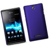 190148 ultra tenke polykarbonatove pevne pouzdro pro sony xperia e c1605 modre