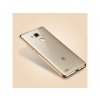 Ultratenké gelové pouzdro s designovým rámečkem pro Huawei Honor 8 - zlaté