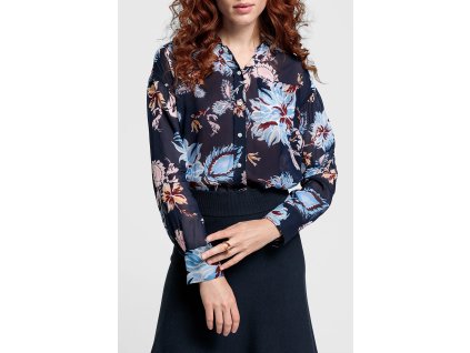 Gant dámska košela- marine paisley chiffon (Veľkosť 38)