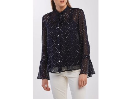 Gant dámska blúzka- french dot chiffon bow (Veľkosť 34)