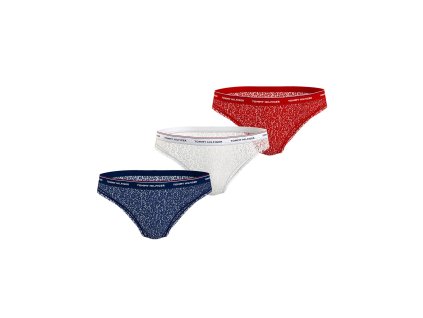 Tommy Hilfiger dásmke bikini 3ks-UW0UW04897 0X0 3 PACK BIKINI LACE (Veľkosť L)