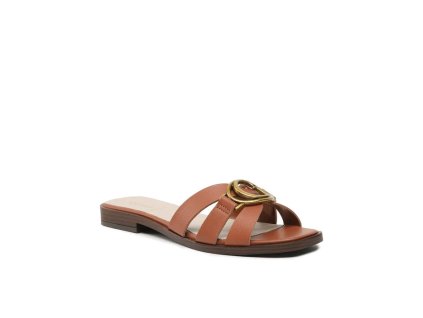 Guess Šľapky Symo Made In Italy FL6SYM LEA19 Hnedá (Veľkosť 35)