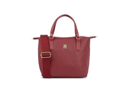 3346 tommy hilfiger kabelka poppy plus small tote aw0aw15592 cervena