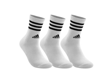 Ponožky Adidas 3S Cushioned Crew 3er Set (Veľkosť M)