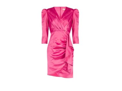 Ružové šaty Rinascimento CFC0119439003 (Veľkosť M)