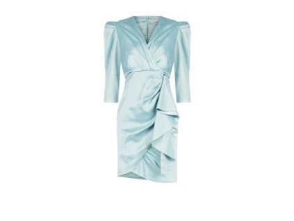 Svetlo-modré šaty Rinascimento CFC0119439003 (Veľkosť M)