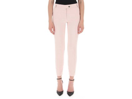 Dámske elastické nohavice Rinascimento CFC011496003 svetlo-ružové (Veľkosť L)