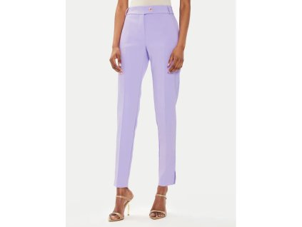 Rinascimento Bavlnené nohavice CFC0118281003 Fialová Regular Fit (Veľkosť M)