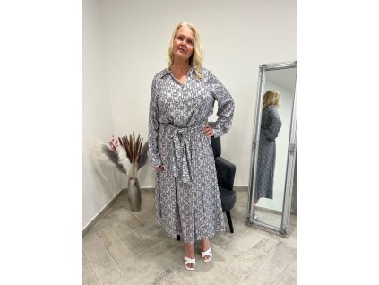 Rinasciment vzorované šaty (Veľkosť L)