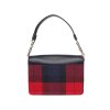 3340 3 tommy hilfiger kabelka honey shoulder bag check aw0aw09058 tmavomodra
