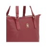 3346 1 tommy hilfiger kabelka poppy plus small tote aw0aw15592 cervena