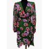 Zelené šaty Guess LS SIDEL WRAP Dress (Veľkosť XL)