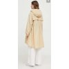 Prechodná oversize bunda Tommy Hilfiger dámska,béžová farba,WW0WW41883 nastaviteľná veľkosť pása (Veľkosť XS)
