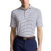 RLX Ralph Lauren pánske prúdkované tričko s golierom (Veľkosť M)