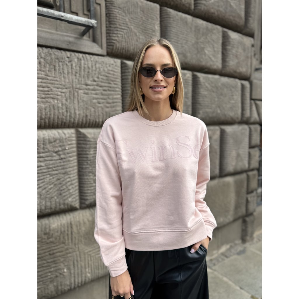 Dámská mikina Twinset FELPA - 252TT2330 růžová