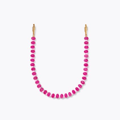 Krátká šnůrka Atelje - Cherry pink