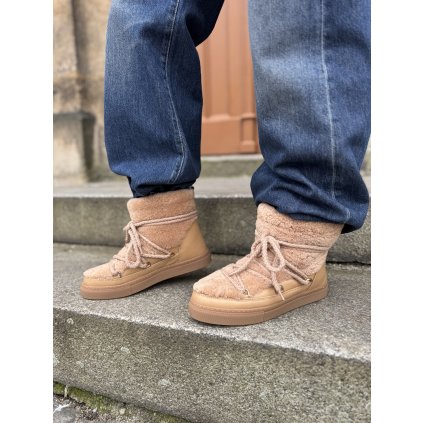 Dámské sněhule Inuikii CURLY - 1001.003.0281.250 béžové