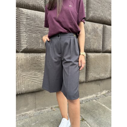 Dámské bermudy Twinset - 252TF2042 šedé