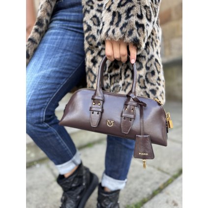 Dámská kabelka Pinko BOWLING - 105334 A2VW vínová