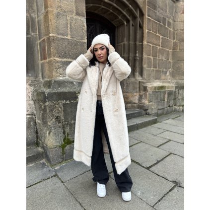 Dámská kabát Twinset - 252TT2152 béžový