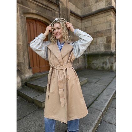 Dámský kabát Twinset -  261LL2JBB 13300 béžový