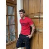 Pánské triko DSQUARED - S74GD1418 D20020  červené