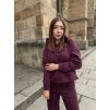 Dámská bavlněná tepláková souprava Twinset - 252TP2681 vínová