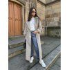 Dámský kabát Armani Exchange - XW001927 AF21526 U6223 béžový
