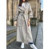Dámský kabát Armani Exchange - XW001927 AF21526 U6223 béžový