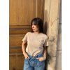 Dámské triko SHERYL Pinko - 106575 A36T C36 béžové