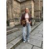 Dámské kalhoty Armani Exchange - XW001184 AF19623 M8013 šedé