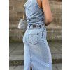 Dámská sukně Armani Exchange - XW002264 AF21338 MB001 modrá