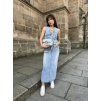 Dámská sukně Armani Exchange - XW002264 AF21338 MB001 modrá
