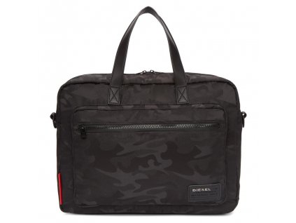 diesel Black Camo F Discover Briefcase