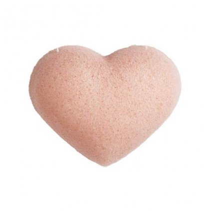 Pink Heart Konjac Sponge