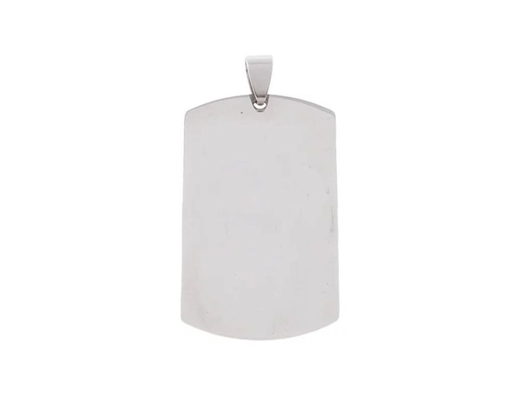 Privesek nerezovy id tag 40x24