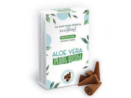 Rostlinné Vonné Kužely “Tekoucí Dým“ Aloe Vera