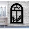 Pigeons on the window E0020684 file cdr and dxf free vector download for laser cut plasma