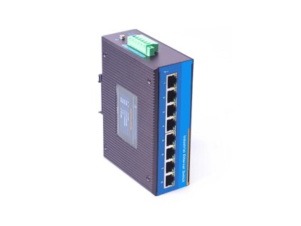Průmyslový Switch PoE, 8 portový, na DIN USR-ISG008P