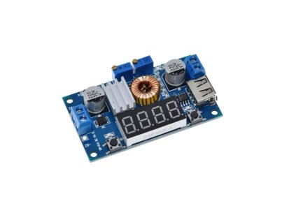 1074 Step down menic 5A s displejem DC 5 36V na 125 32V 1