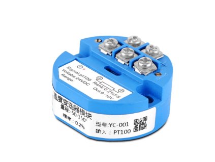 Modul Převodníku pro Pt100 – 0-10V / 0-50°C