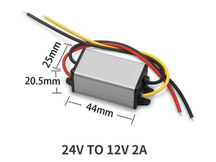 Měnič napětí DC-DC 24-12V/24W