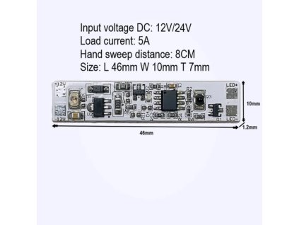 Multifunkční tlačítko pro LED pásky