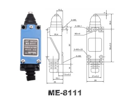 Koncocý spínač ME-8111